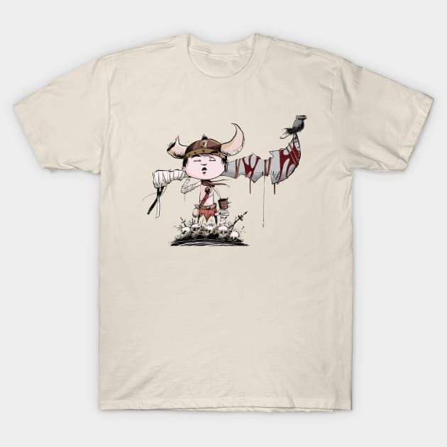 Little barbarian T-Shirt by Rickdraws